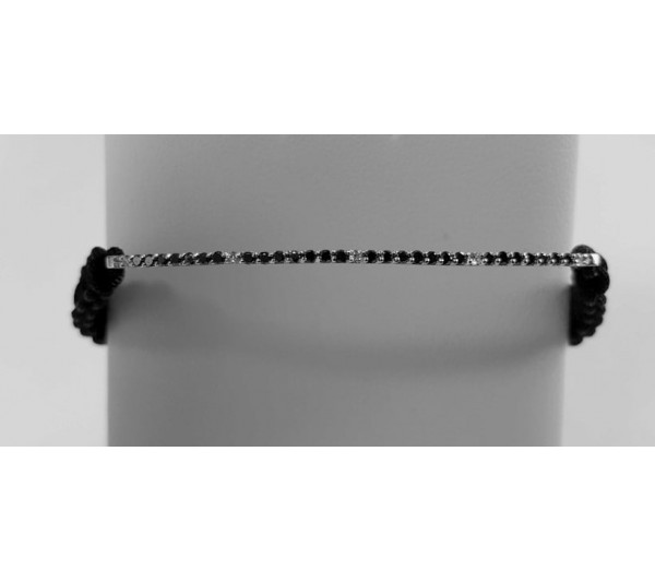 BRACCIALE DIAMANTI NERI